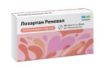 Лозартан Реневал, таблетки покрытые пленочной оболочкой 25 мг 30 шт