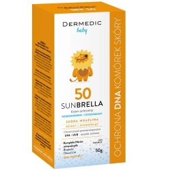 Крем детский Dermedic Санбрелла беби SPF50+ солнцезащитный 50 г