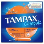 Тампоны, Tampax (Тампакс) 16 шт компак супер плюс с аппликатором