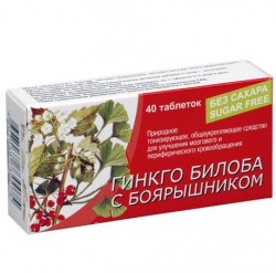 Гинкго билоба с боярышником 40 шт. табл. 0.2 г