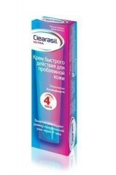 Крем Clearasil ультра быстрого действия для проблемной кожи 15 мл
