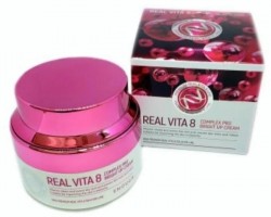 Крем для лица Enough с витаминами риэл вита 8 комплекс про брайт ап 50 мл