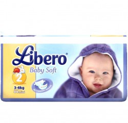 Подгузники 44 шт. Libero Беби софт мини 3-6 кг