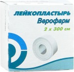 Лейкопластырь фиксирующий, р. 2смх300см №1 картон. уп.