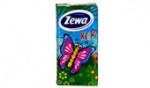 Платки носовые одноразовые, Zewa (Зева) 10 шт Делюкс мир птиц цветов