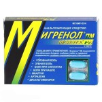 Мигренол ПМ, таблетки покрытые пленочной оболочкой 16 шт