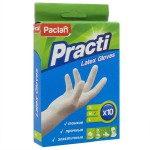Перчатки латексные, Paclan (Паклан) р. M 10 шт