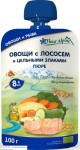 Пюре, Fleur Alpine (Флер Альпин) 100 г Овощи с лососем и цельными злаками с 8 мес пауч
