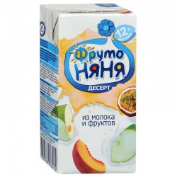 Десерт Фрутоняня из молока и фруктов 200 г