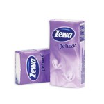 Платки носовые одноразовые, Zewa (Зева) 10 шт делюкс фиолетовые
