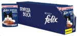 Консервы для кошек, Felix (Феликс) 85 г 24 шт Природа вкуса для взрослых кошек с лососем паучи в коробке