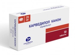 Карведилол Канон табл. 25 мг 30 шт.