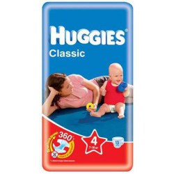 Подгузники 13 шт. Huggies классик 7-18 кг