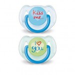 Соска-пустышка силиконовая, Avent (Авент) 2 шт SCF 172/70 арт. 86177 6-18 мес.