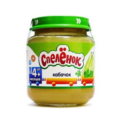 Пюре Спеленок кабачок без сахара с 4 мес 125 г