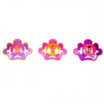 Соска-пустышка силиконовая, Бусинка 1 шт арт. 412 Принцесса с прикусом 3-6 мес