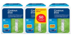 Тест-полоски Contour плюс 150 (50х3) шт.