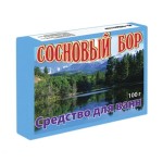 Средство для ванн, 100 г Сосновый бор (соль с хвойными маслами) брикет