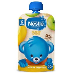 Пюре Nestle яблоко и банан с 6 мес 90 г