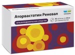 Аторвастатин Реневал, таблетки покрытые пленочной оболочкой 40 мг 90 шт